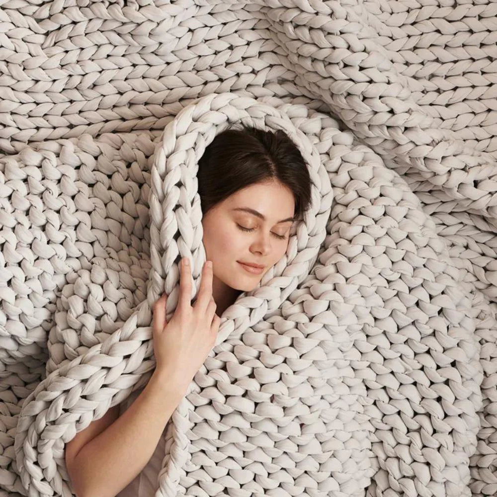 DreamEase Cooling Weighted Blanket – Your Path to Restful Nights